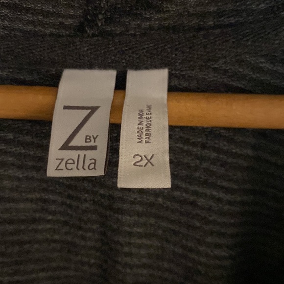 Z by Zella 2x hoodie active Jacket dark charcoal gray NWT - Picture 3 of 4